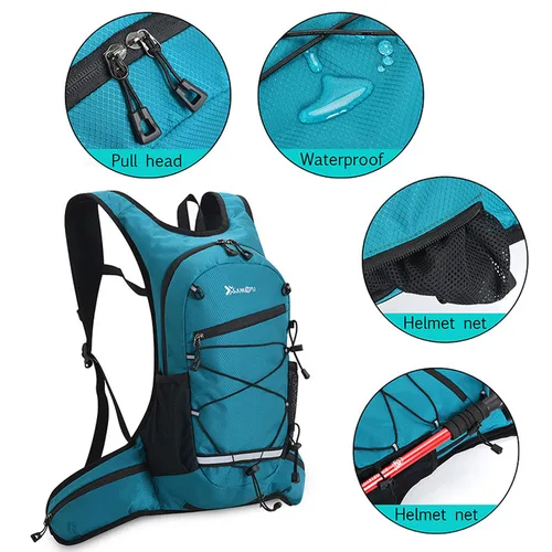 Imagen 2 del producto Mochila de hidratación ligera para ciclismo, deporte al aire libre, senderismo, Camping, escalada, montañismo, mochila de viaje, mochila de agua, chaleco