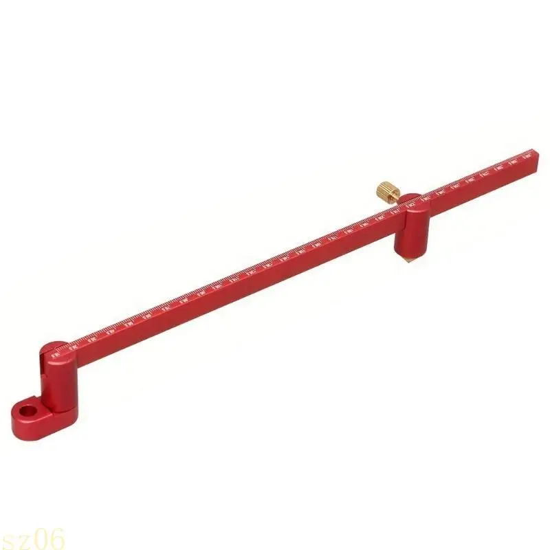1Pc  300mm Woodworking Compass Tool Scribing Ruler Marking Gauge for Circles Precision Woodworking Marking Tool