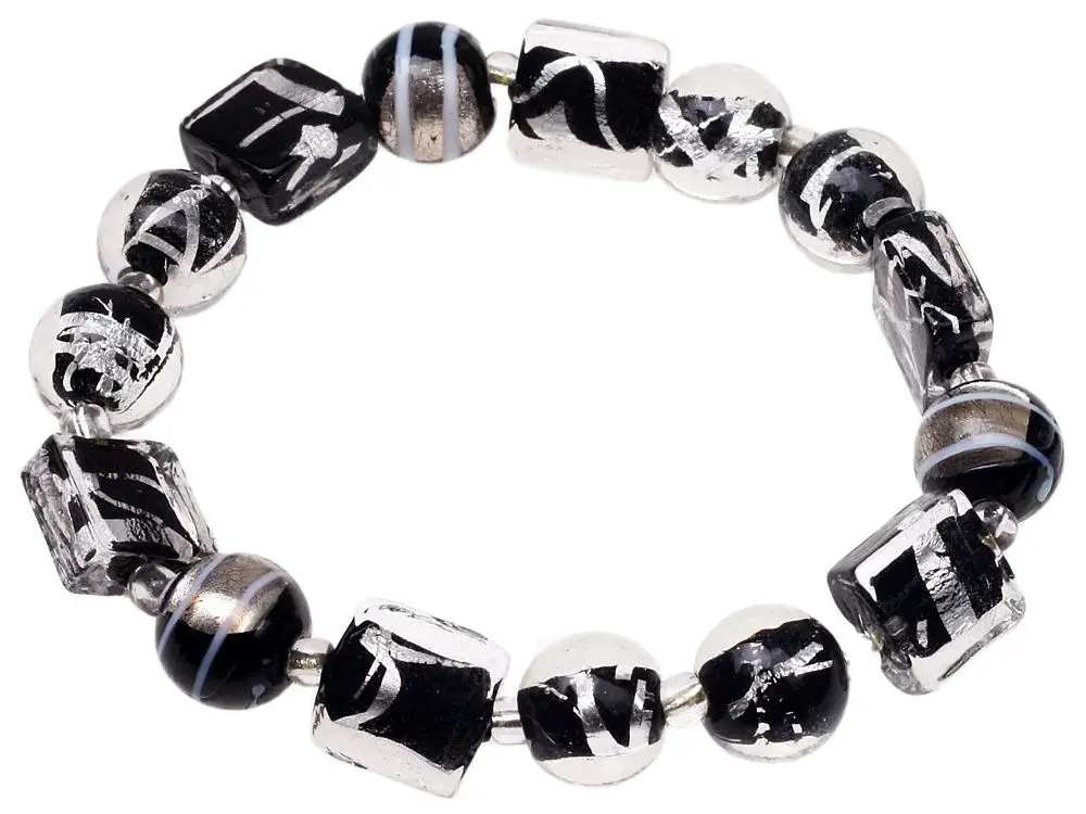 Black Color Series 2/4/6PCS/LOT Mixed Style Handmade Lampwork Glass Beads For Crafts Charm Bracelets/Earring DIY Jewelry Making