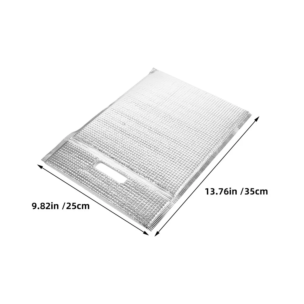12Pcs Insulated Sandwich Bag Reusable Foil-Lined Pouch Keep Food Warm for Camping Hiking Travel School Lunch Hot Dog Burger