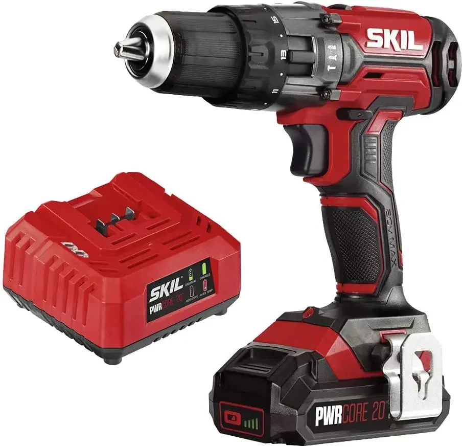 

20V 1/2 Inch Hammer Drill, Includes 2.0Ah PWRCore 20 Lithium Battery and Charger - HD527802