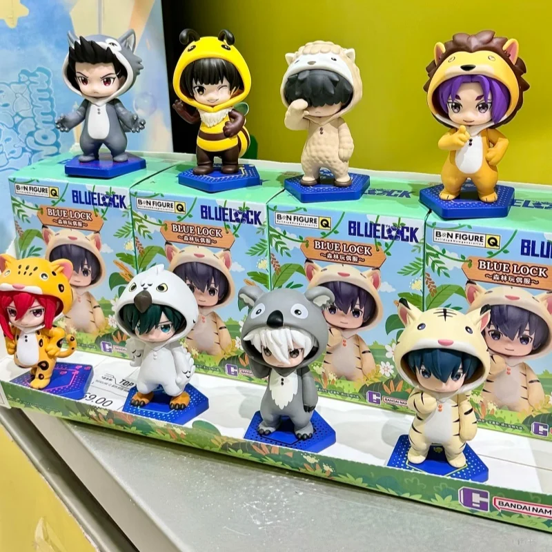 Bandai Blue Lock Forest Onesie Series Blind Box Bee Cosplay Anime Figure Cute Desktop Decoration Collectible Toy For Anime Fans