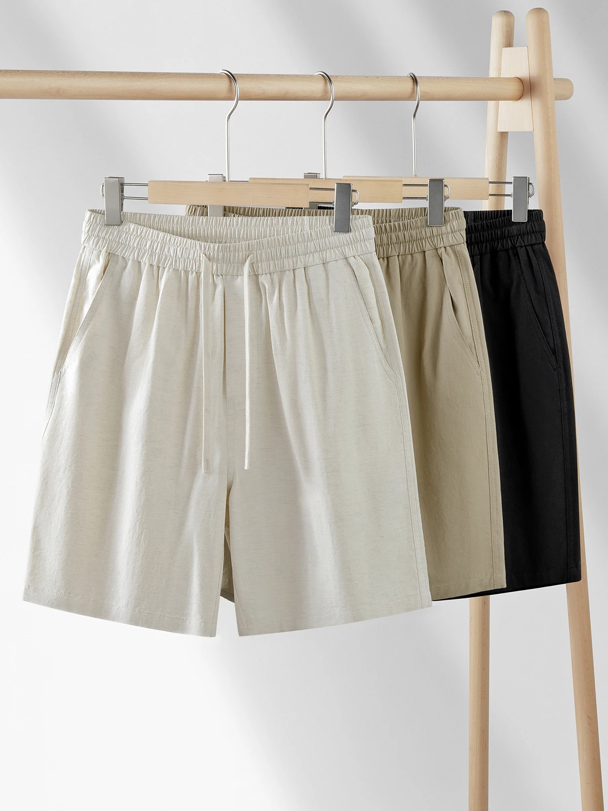 

Cool Sensation Loose Men's Cotton Linen ort Pants Breathable Lightweight Summer Casual Straight Leg orts