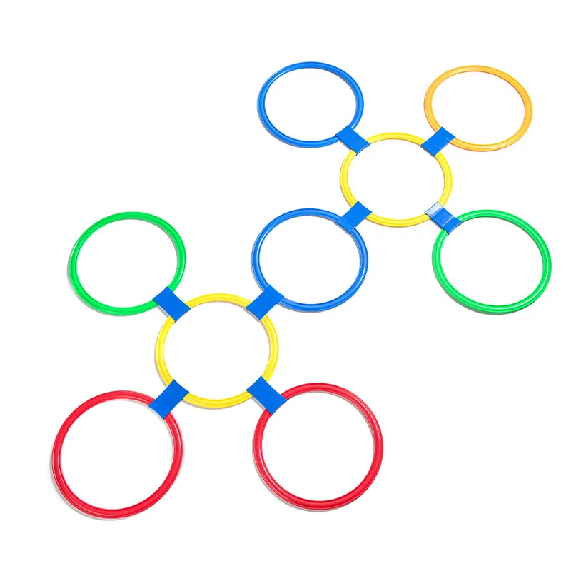 점프 하우스 점프 서클 바디 코디네이션 어린이 스포츠 야외 장난감, 정원 뒤뜰 실내 카니발 게임