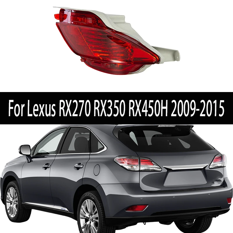 

For Lexus RX350 RX450H RX270 2010 - 2015 Rear Bumper Reflector Light Lamp Without Bulbs 81490-0E010 81480-0E010
