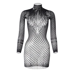 Gay sissy renda nightdress porno sexo masculino roupa interior homem sexy trajes lingerie sexual erótico fishnet babydoll para homem fetiche wear