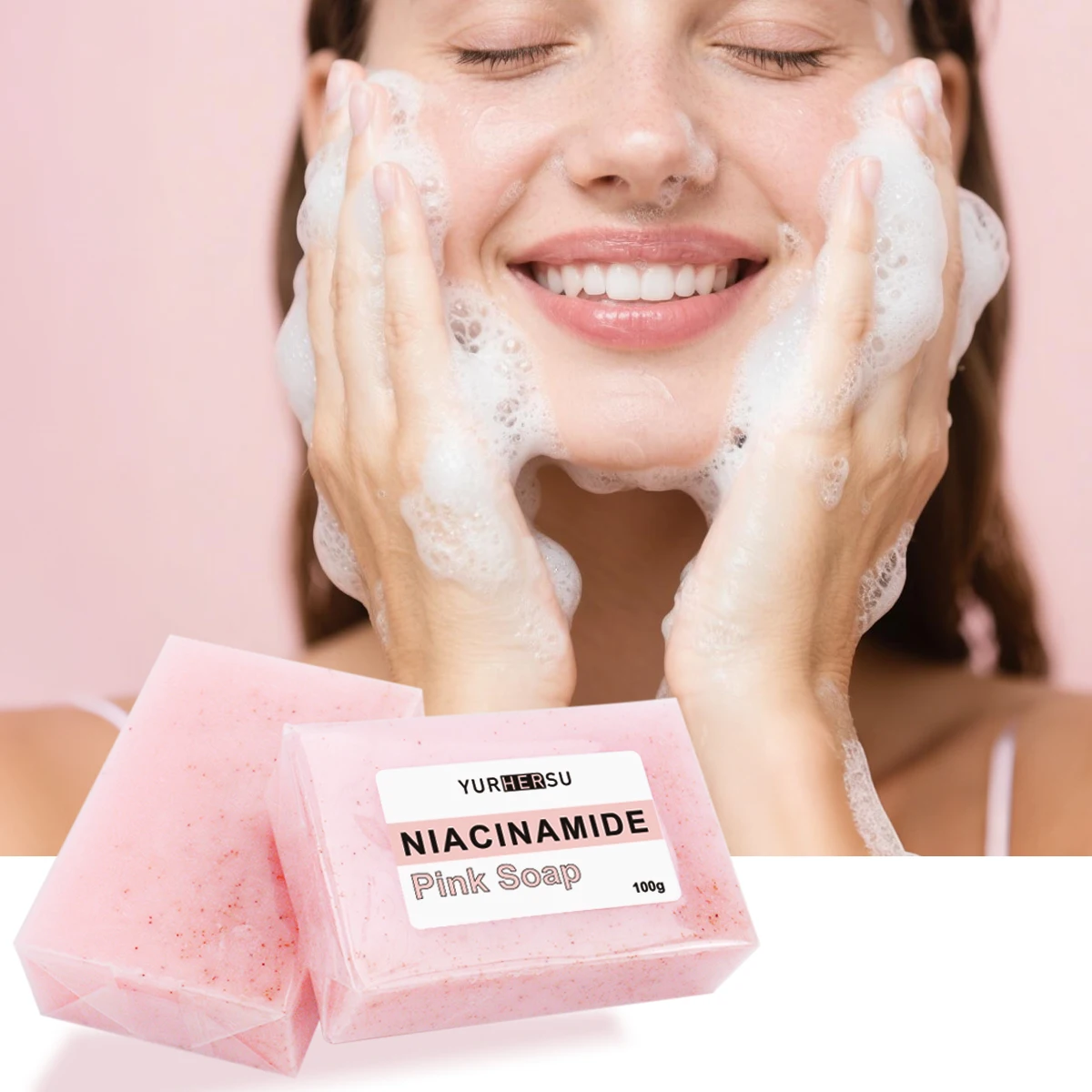 Niacinamide Soap Brightening Dark Spot Remover Deep Cleansing Moisturizing Face Body Wash Skin Care