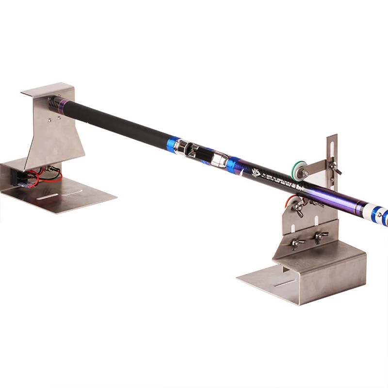 Electric Rotating Fishing Rod Making Winding Machine Fishing rod Modification Repair Tool Adjustable DIY Lure Rod Gluing Machine