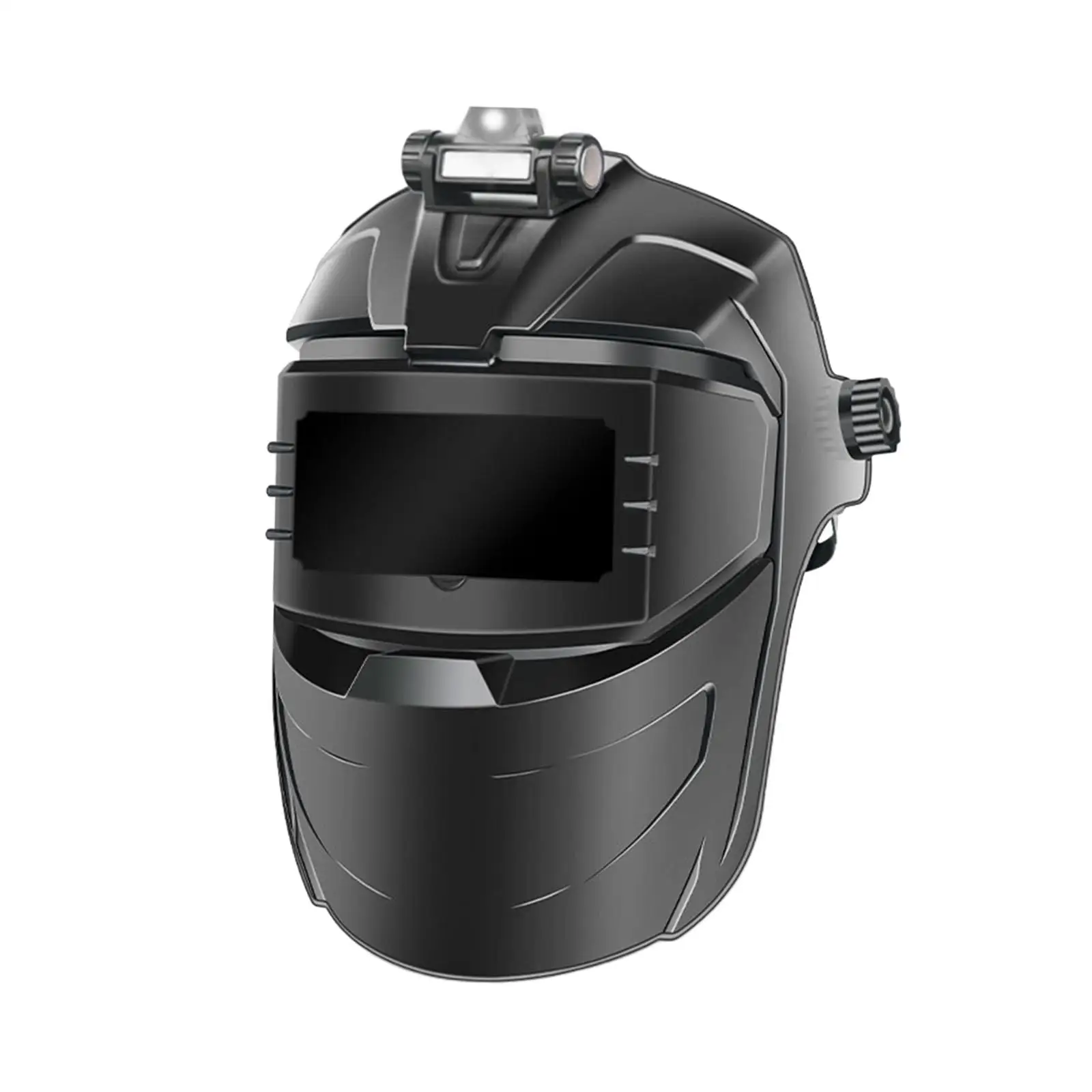 Welding Mask Hood Cover Eye Face Black Color Heat Resistant Clear View