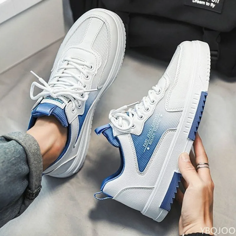 أحذية رجالية صيفية جديدة عصرية متعددة الاستخدامات كاجوال مريحة تسمح بمرور الهواء، أحذية رياضية لزيادة الارتفاع للرجال