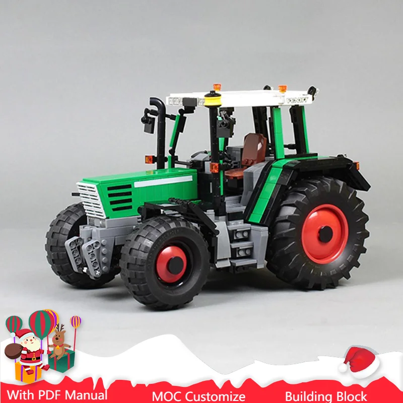 

1269 PCS MOC Fendt Favorit 514C Agricultural Tractor Building Model Assembly Bricks Toys for Kids Educational Construction Gift