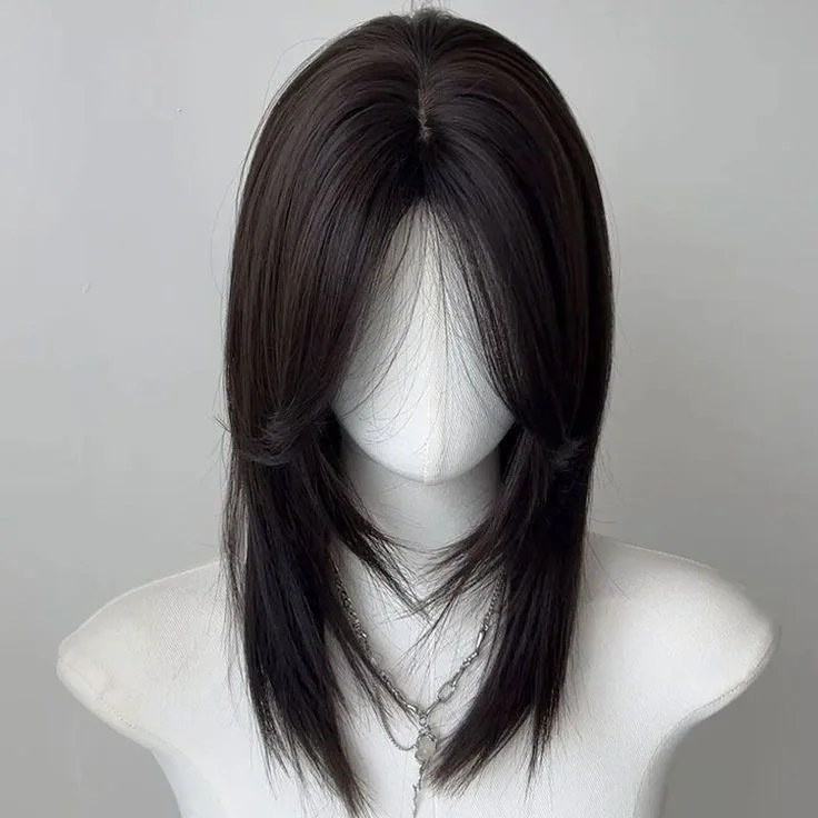 Silky Straight Silk Base Wigs 100% Human Hair 180% Density Silk Base Human Hair Wig with Baby Hair For Women