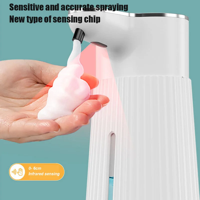 Auto Induction Hand Washing Soap Dispenser Intelligent Foam Wall Mounted Desktop Infrared Sensor