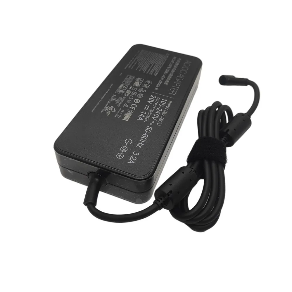 20V 14A 280W 7.4x5.0mm AC Laptop Charger Power Supply for MSI GE63 Raider RGB GT75 Adapter