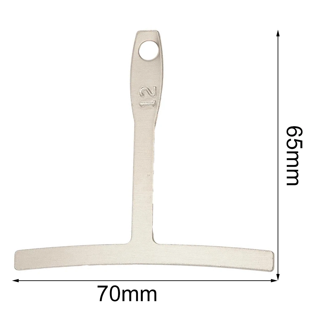 Luthier Tool Guitar Rulers Guitar String Height Ruler Silver/White String Height Ruler T-shaped Rulers 7.25Inch-20Inch
