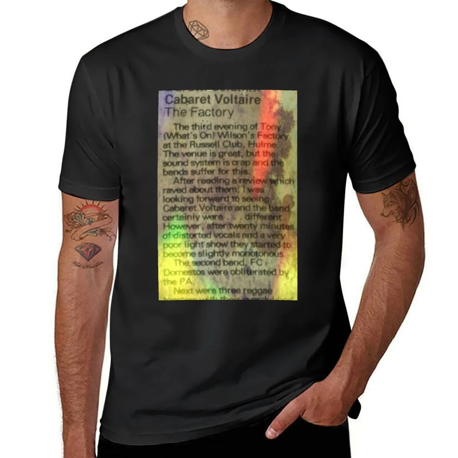 The Durutti Column T-Shirt quick-drying Blouse hippie clothes aesthetic clothes mens t shirts