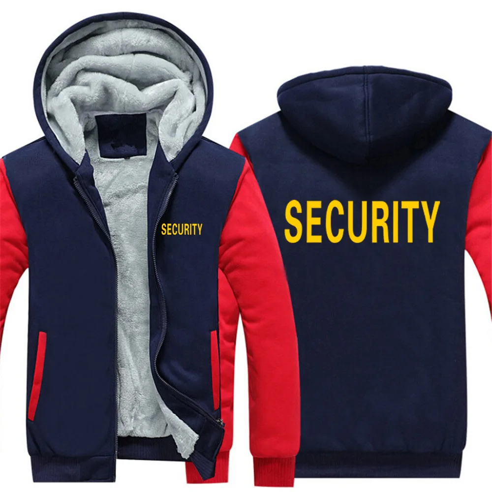 Security 2024 New Men's Hoodie Autumn And Winter Thicken Warm Fleece Zipper Hoodies Coat Casual Sportwear Hoodies Sweatshirts