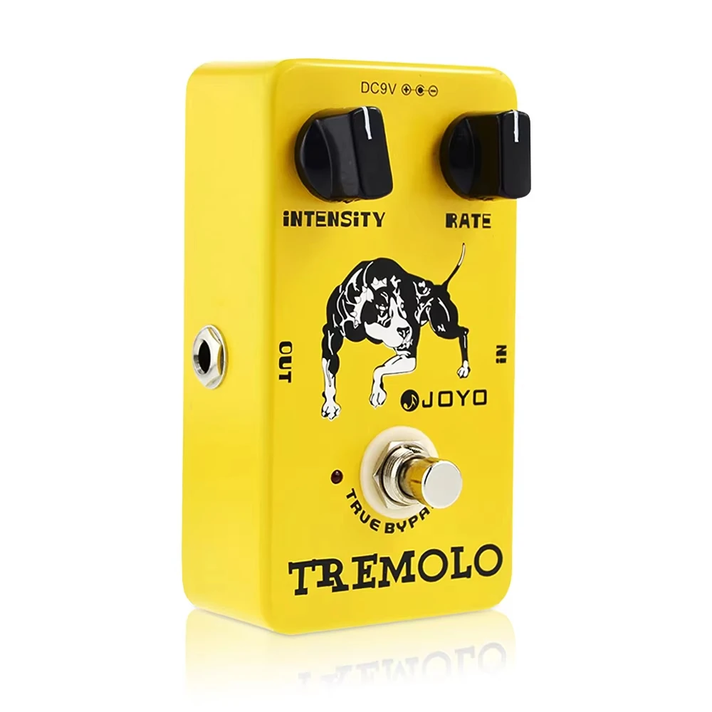 เอฟเฟคกีตาร์ JOYO JF-09 Tremolo ใช้หลอดโฟโตอิเล็กทริคในวงจรคลาสสิกแบบหลอด Tremolo