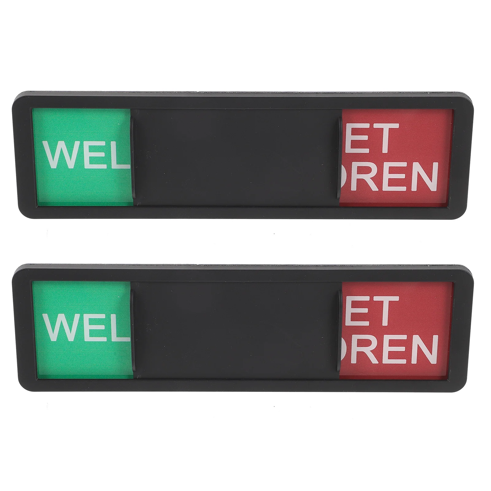 2Pcs Privacy Door Sign Do Not Disturb Slider Welcome Magnetic Indicator Clean Dirty Label Do Not Disturb Door Sign