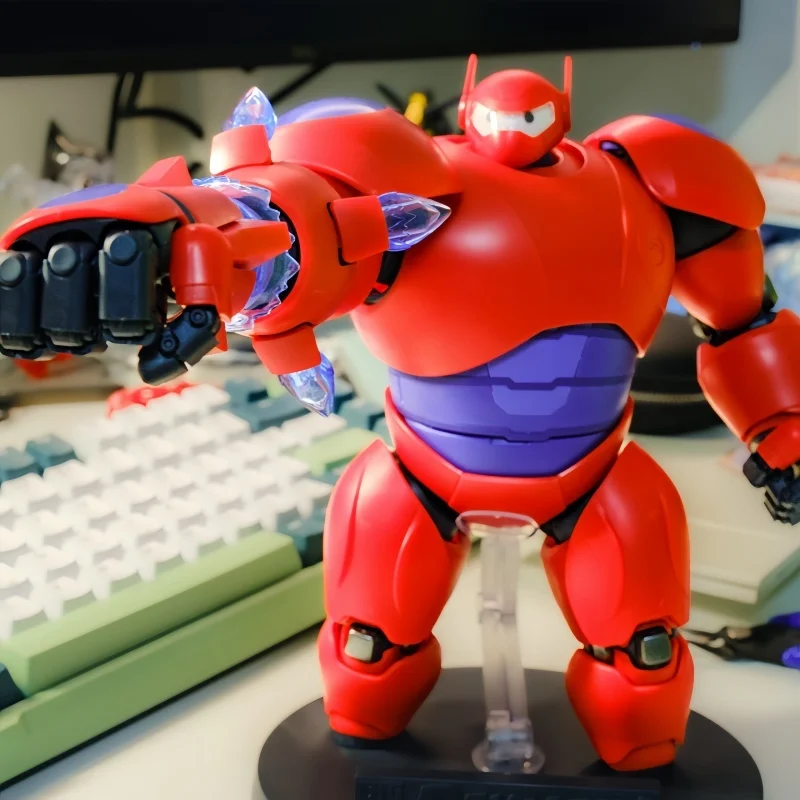

Brand New Genuine Big Hero 6 Baymax Series Assembled Model Baymax 18cm Assembled Action Figure Boy'S Gift