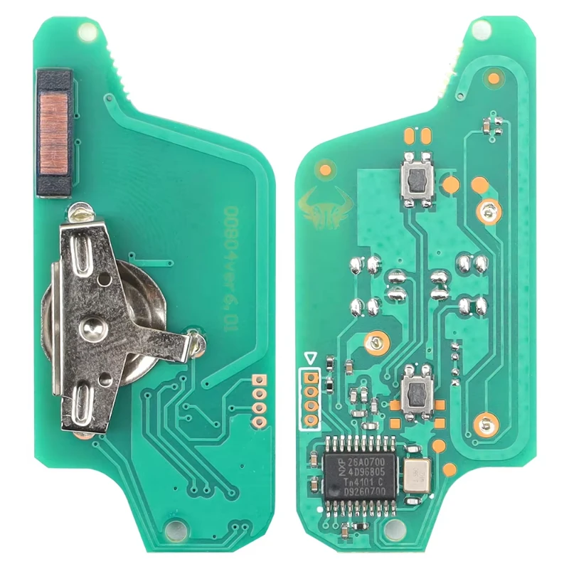 JsHonYu ASK FSK 433MHz PCF7961 Remote Key Compatible for Peugeot 307 308 Citroen C3 C4 C5 Berlingo Picasso Fob