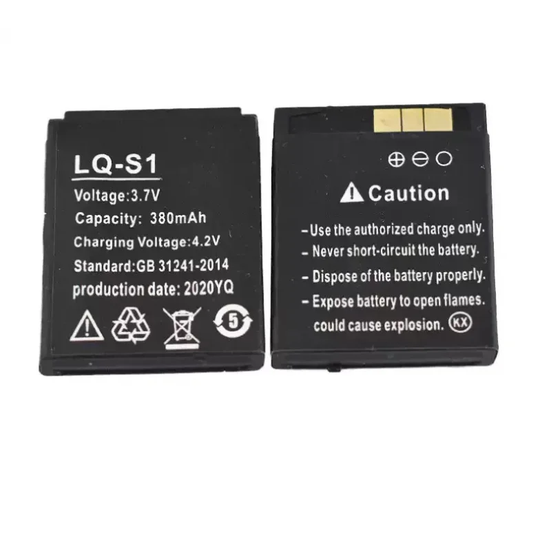 FOR 5-10pcs/lot LQ-S1 3.7v DZ09 380mah AB-S1 Y1 M9 Children's Adult Smart Phone Watch Lithium Battery