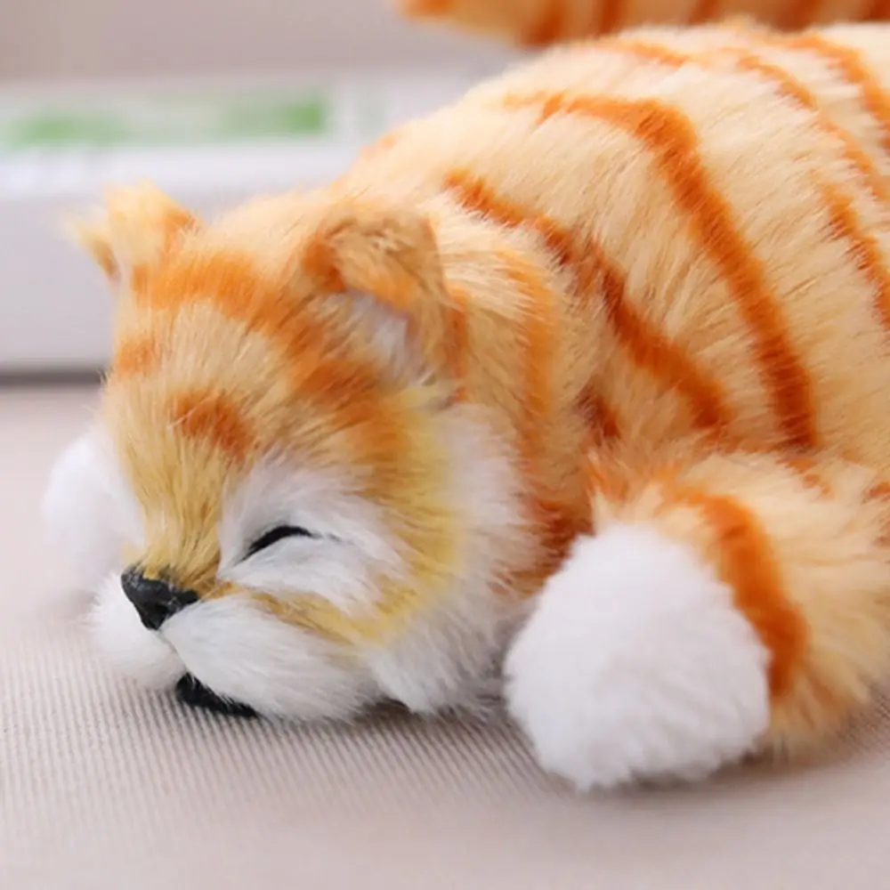 Stuffed Animal Electric Rolling Cat Simulation Laughing Cat Electric Plush Toys Interactive Cute Fun Cat Animal Toy Kids Toy