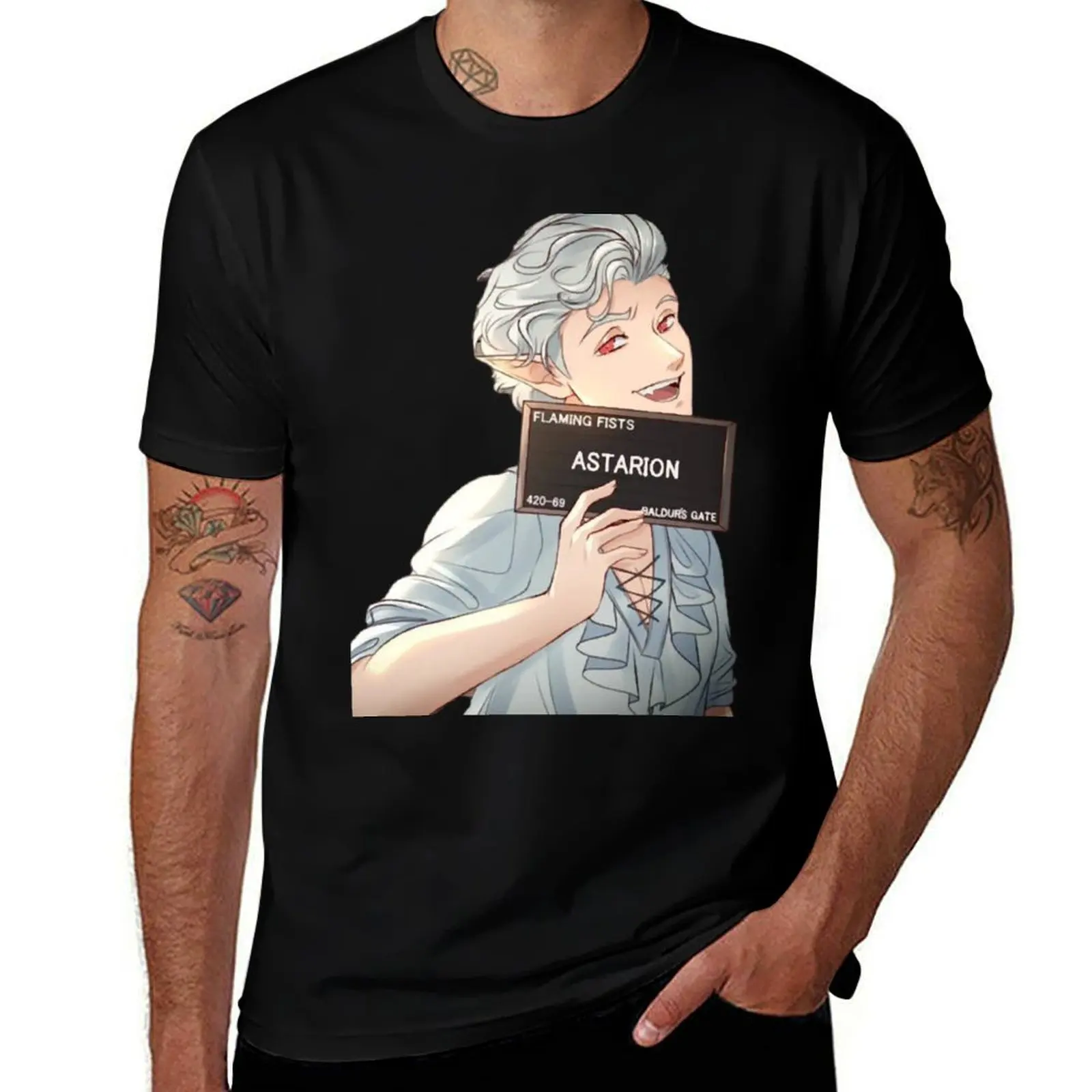 

man t T-Shirt pack vintage man - shirts for t shirt shirts graphic smiling Astarion cotton man t pose designer for