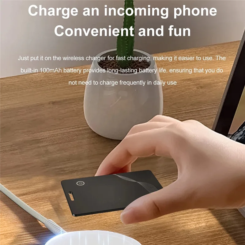 ABGI-Smart Air Tag GPS Tracker Card Bag Wallet Locator แท็กอัจฉริยะสําหรับค้นหาแอพของฉัน