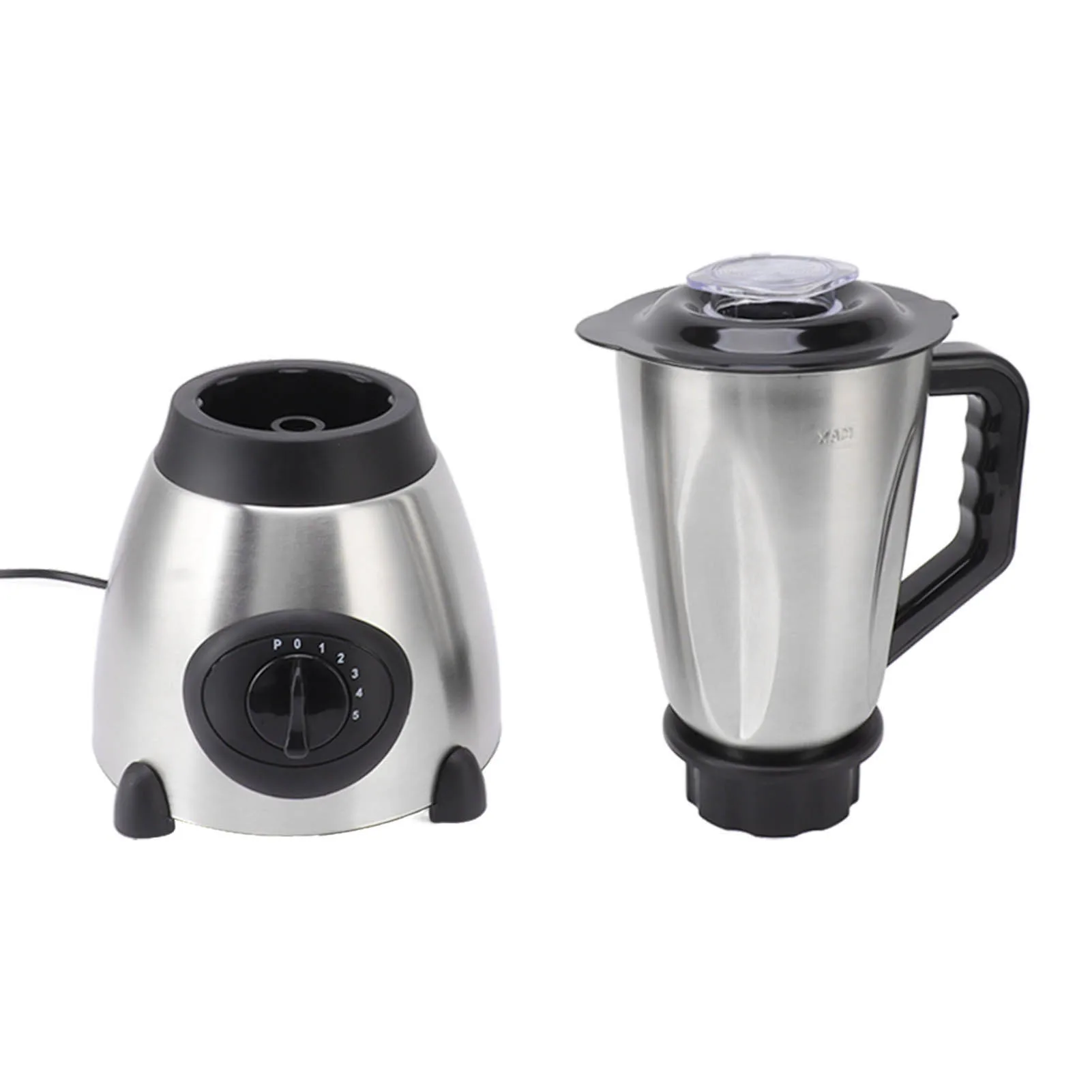 Frullatore da cucina da appoggio da 1000W frullatore ad alta velocità con contenitori da 1500ML 300ML per frullati UK 220V