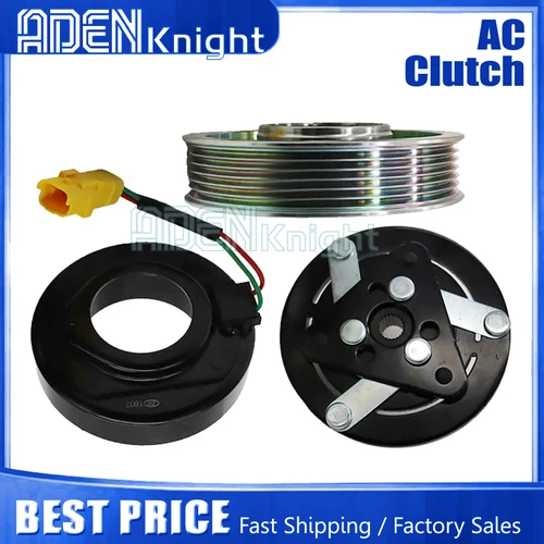 Imagen 1 del producto Para Peugeot SD7C16 embrague de compresor de aire de coche para Peugeot 1,6 2012 307 308 6453QL 6453ZA 6453QN 9825868180