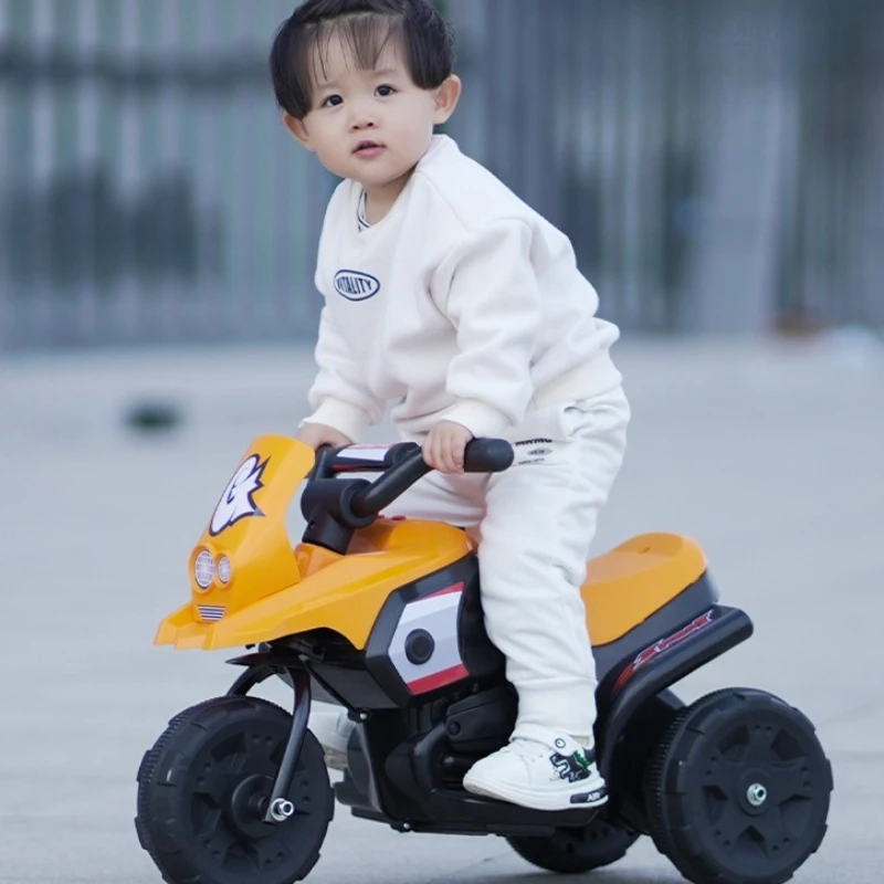 ‌Children's Electric Motorcycle with Pedal‌,Rechargeable Tricycle Toy 1-3Y,One-Button Start Parent Remote Control,Birthday Gift