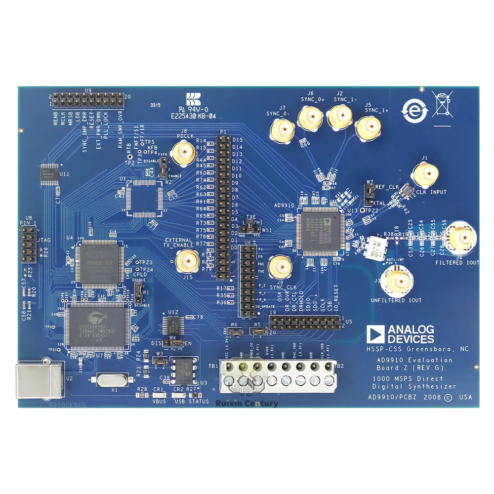 FOR Analog Devices AD9910/PCBZ DDS Development Board 14-Bit DAC Evaluation Board 1GSPS 1GHz USB GUI AD9910PCBZ Promo