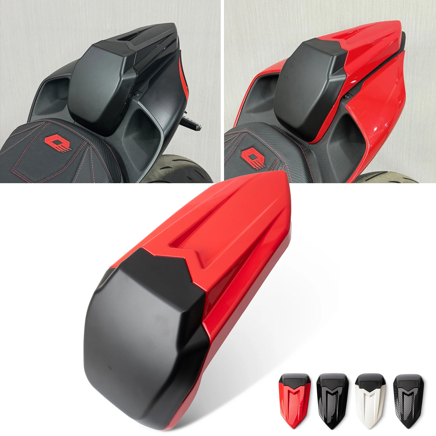 Couvercle de siège de passager arrière de moto, capot de carénage de Section arrière pour SRK800RR SRK800RS SRK600RS SRK 800RR 800RS SRK 600RS