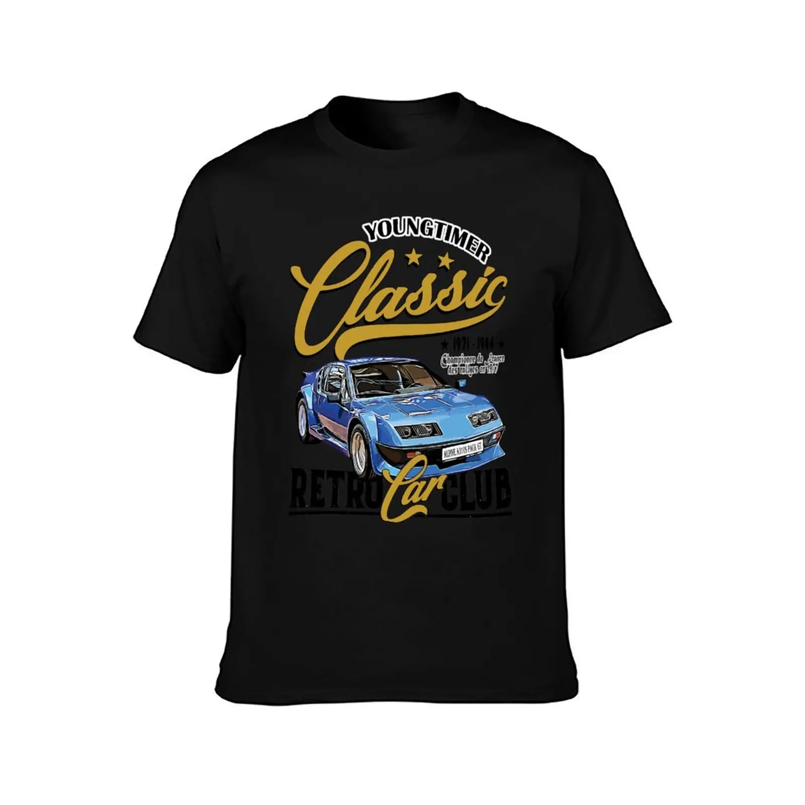 Sports Cars A310S Alpine| Vintage car T-Shirt, Cool Short Sleeve T Shirt, Loose Casual Summer Unisex Top