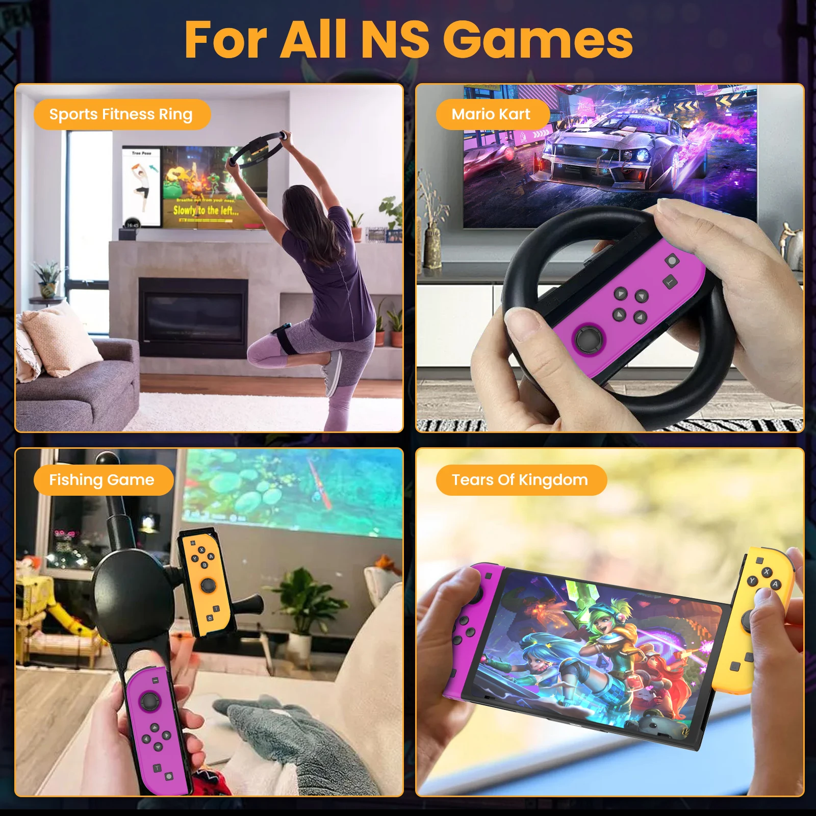 Joycons Gameped For Nintendo Switch/Ios/Android/Pc Wireless Video Game Controller Trubo Control Console Joystick With Bluetooth