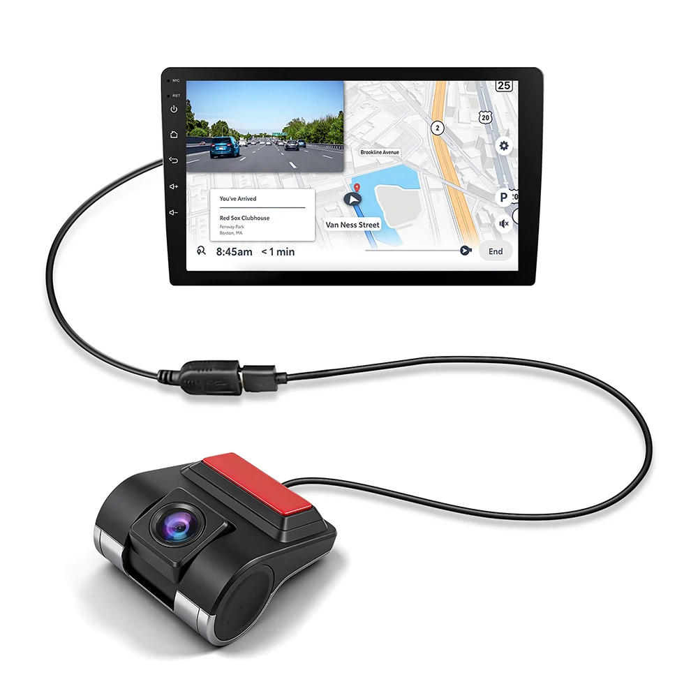 170° DVR Driving Recorder Media Comes with ADAS Driving Assistance Function Recorder Night Car Android Navigator USB HD