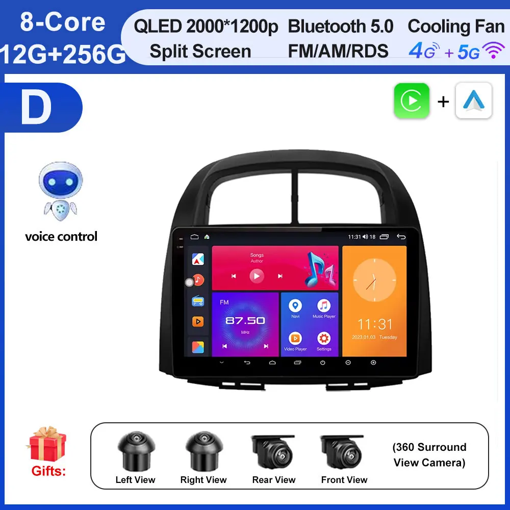 Draadloze CarPlay Android Auto Radio Auto Multimedia GPS Video Voor Subaru Justy Toyota Passo Daihatsu Boon Sirion 2007-2013 tool