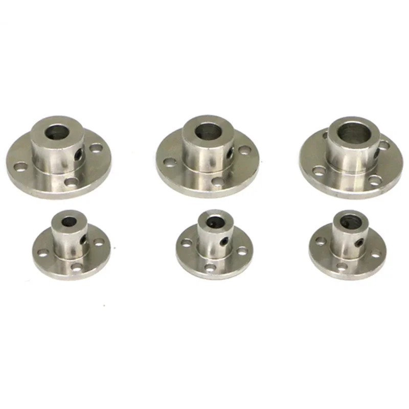 1PC 3/3.17/4/5/6/7/8/10/11/12/14mmmm Rigid Flange Coupling Motor Guide Shaft Coupler Motor Connector Shaft Axis Bearing Fittings