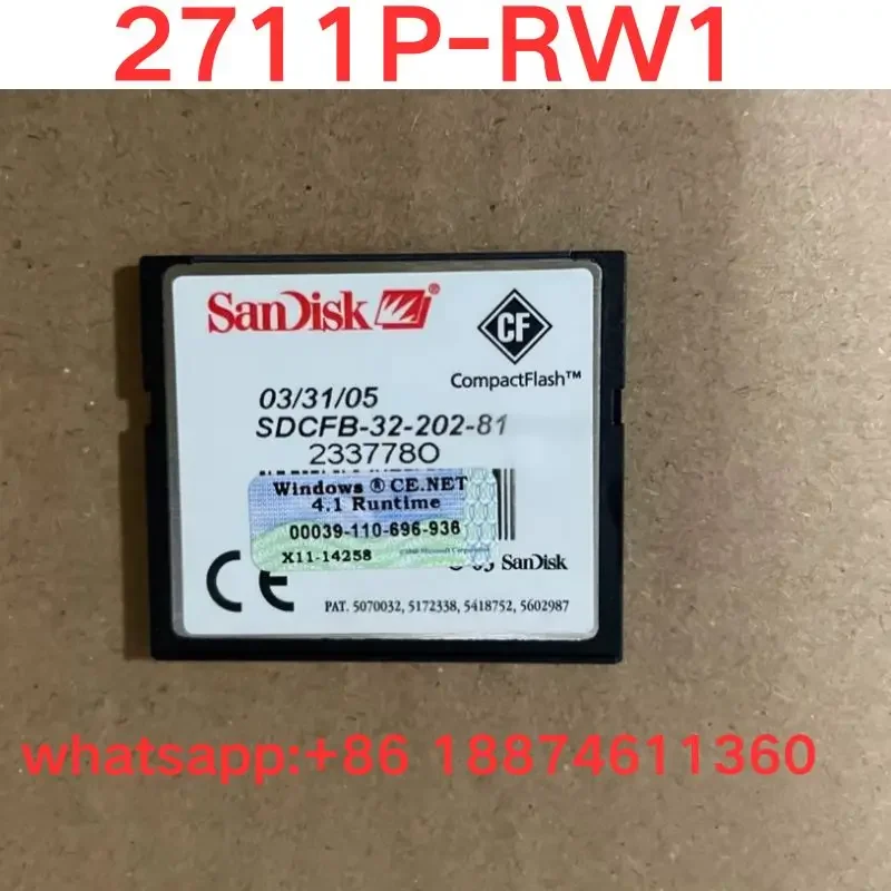 Second-hand test OK  2711P-RW1 touch screen storage card 32MB