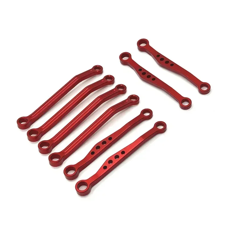 PER WPL C64 Telaio In Metallo Asta di Collegamento Pull Rod Set 1/16 RC Auto Parti di Aggiornamento Accessori