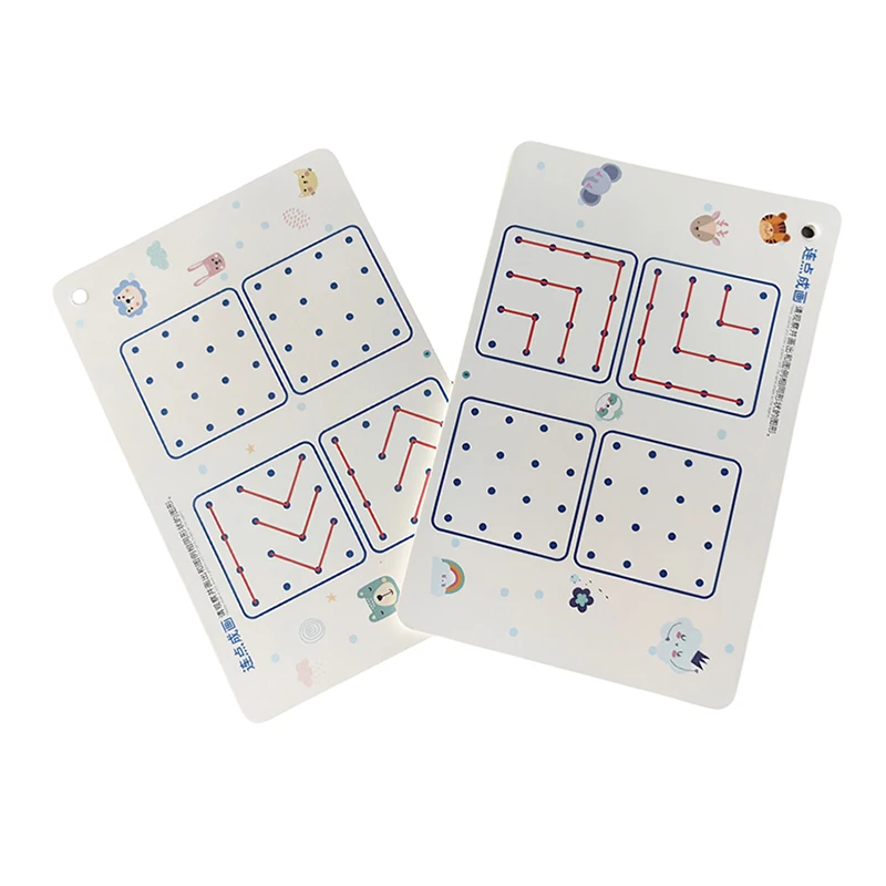 Bambini Montessori Disegno Giocattolo Penna Controllo Formazione Colore Forma Matematica Partita Gioco Set Attività di apprendimento per bambini Giocattolo educativo