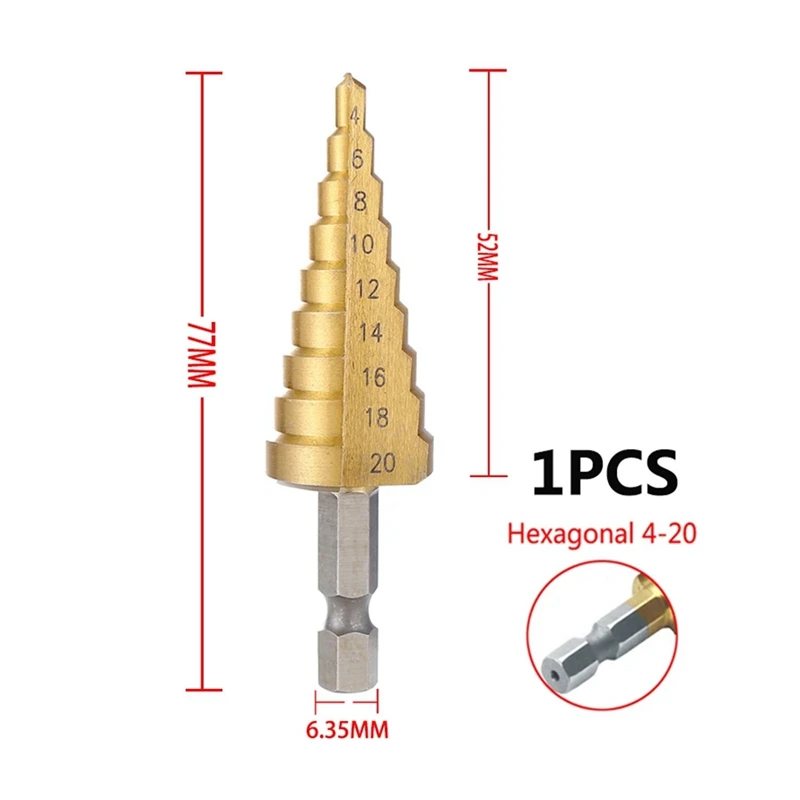 Mata bor alur lurus HSS 4-20mm, mata bor inti pemotong lubang logam kayu, mata bor Pagoda