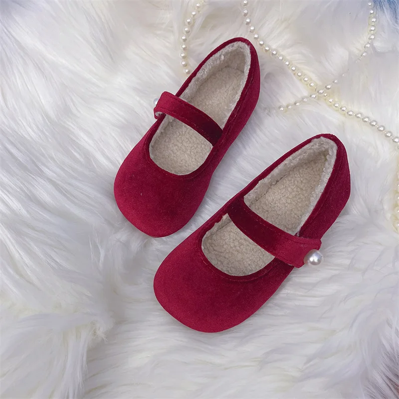 

Gril Shoe 2026 New High Quality Girls' Princess Shoes Comfort Anti Slip Kids Mary Jane Shoes Retro Versatile Girls' Flat Shoes