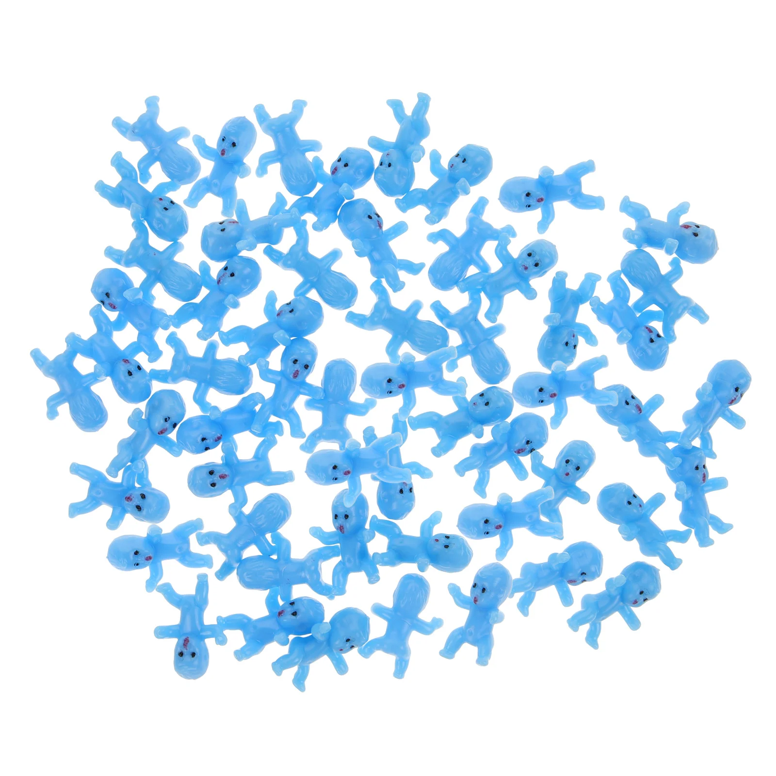 

50Pcs Mini Plastic Babies Cute Small Realistic Tiny Babies for Shower Party Decoration Bulk Plastic Figurines