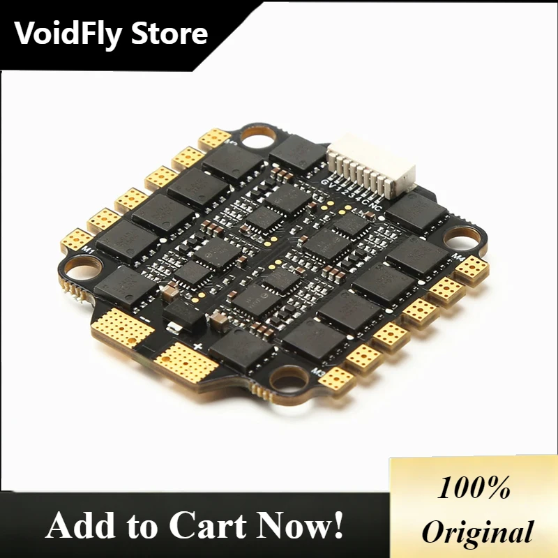 VoidFly RC DSHOT600 50A 60A 4in1 ESC Flight Controller HV Version 3-6S Current Sensor Supported For 5-inch FPV Racing Dr