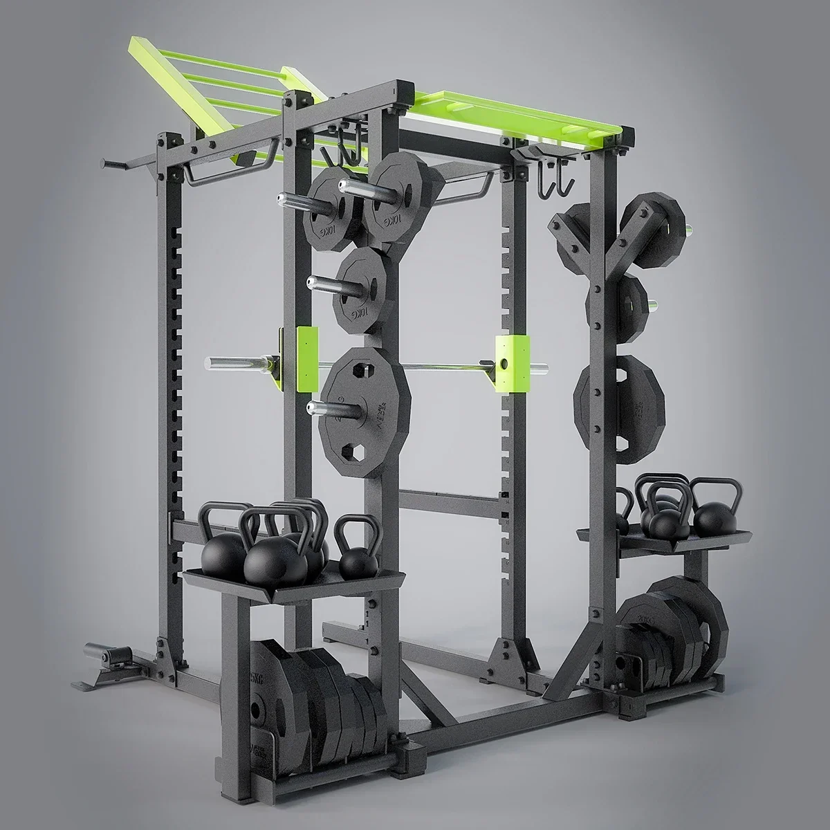 Gym Heavy Duty Adjustable Squad Stands Power Rack High Quality For Fitness Equipment Multi-Function, Squat Stand