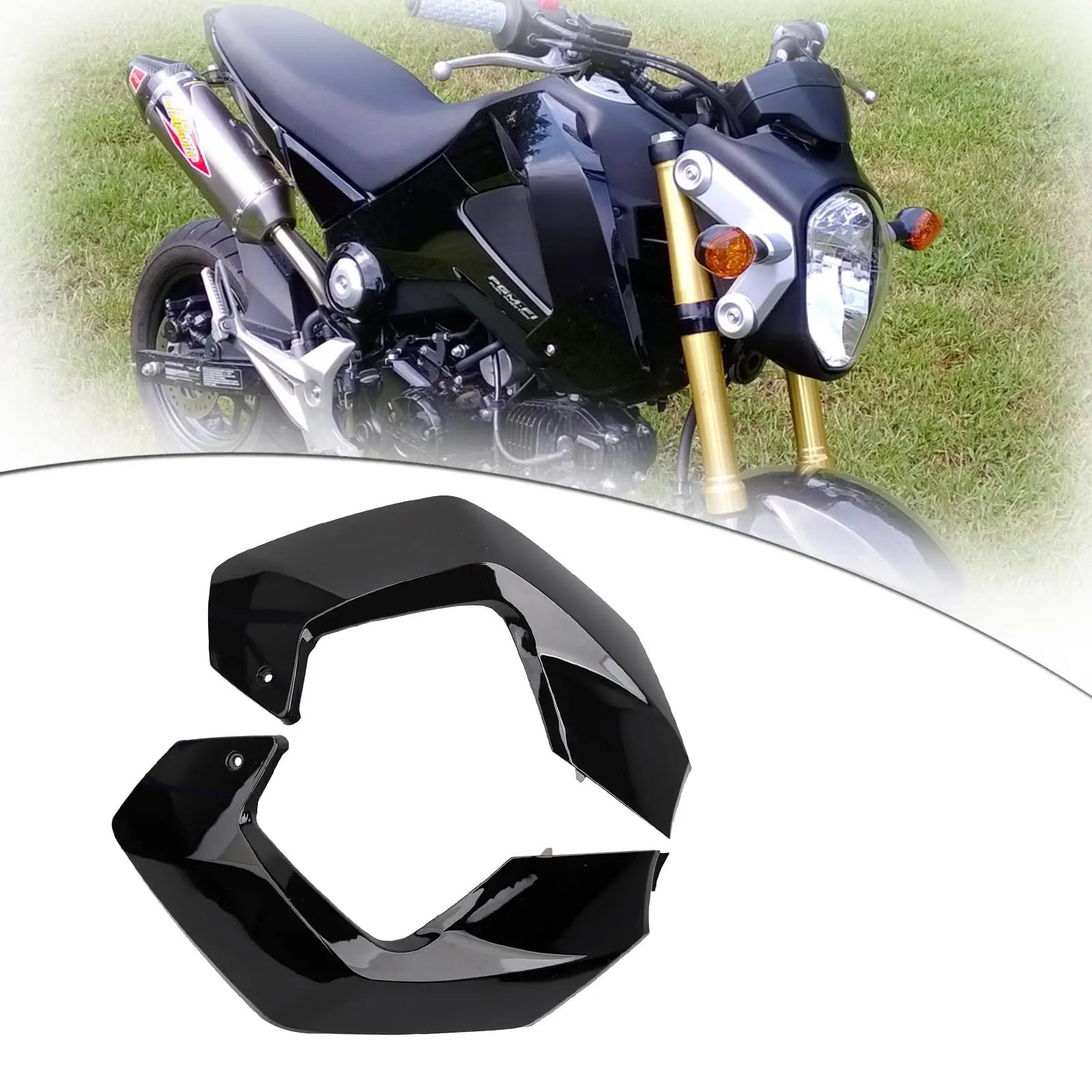 

Motorcycle Purple Front Side Cover Fit For Honda Grom Msx125 SF 2013-2016