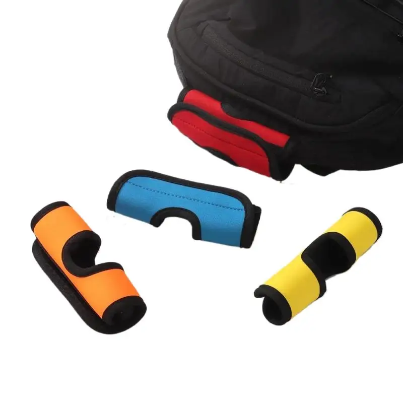 Pembungkus Pegangan Bagasi Neoprene Premium: Pegangan Lembut untuk Tas Perjalanan, Penutup Pelindung Koper, Pengidentifikasi Kereta Dorong