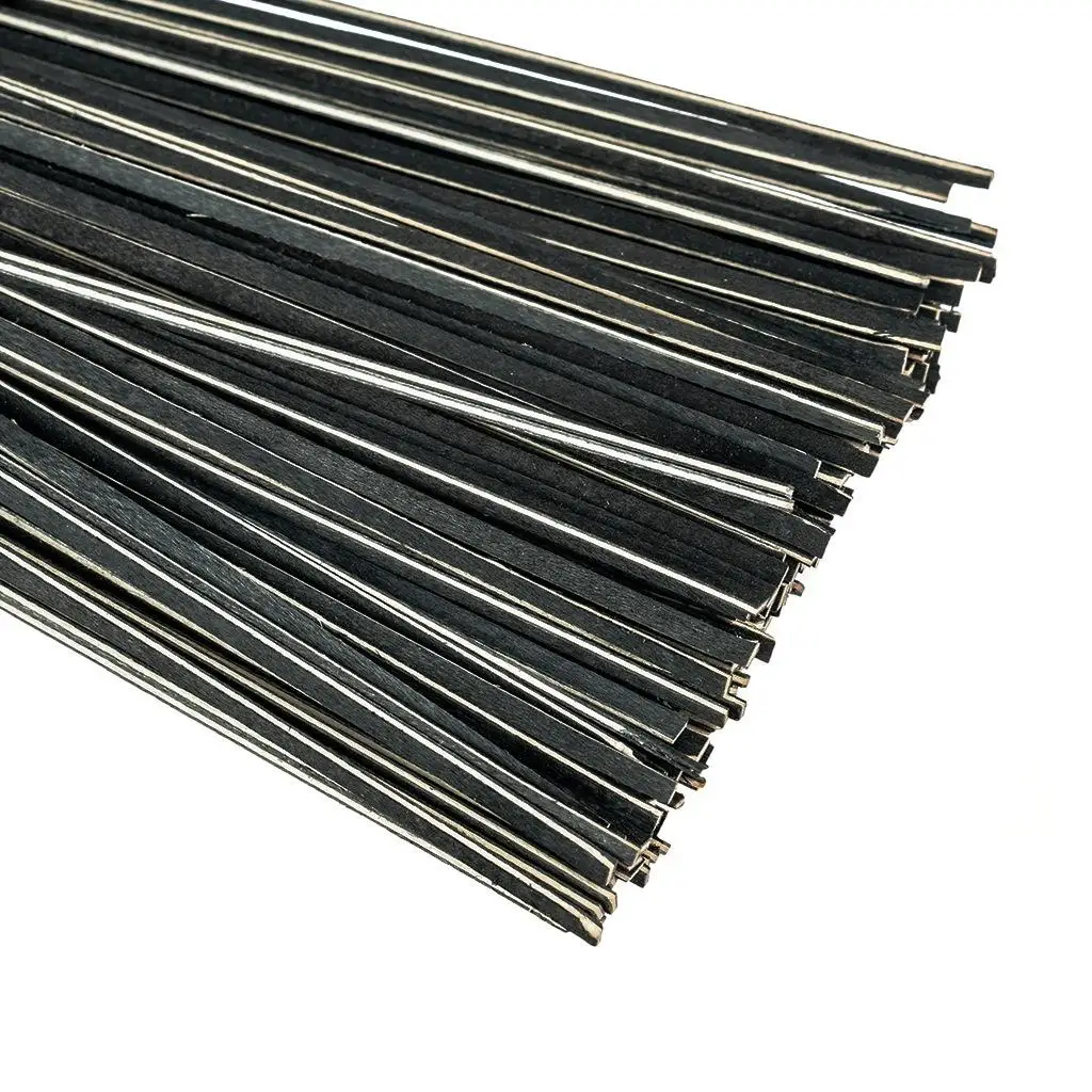 100 قطعة خشب القيقب فيولا التشيلو الكمان Purflings فيولا التشيلو أبيض أسود شرائط الخشب البطانة بار 1.3 مللي متر إصلاح أدوات Luthier